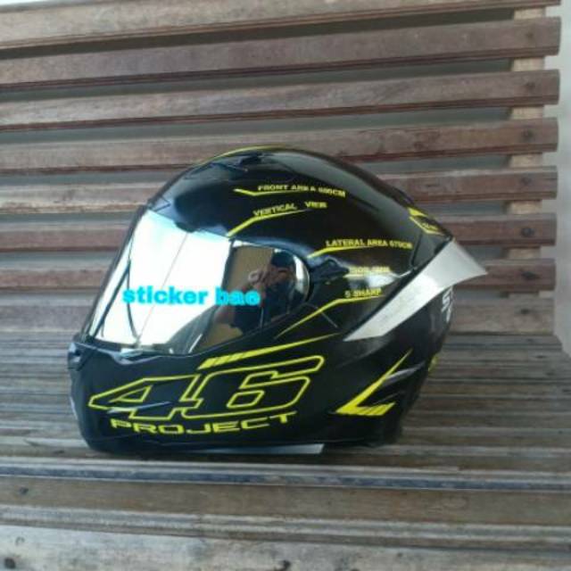 STICKER CUTTING AGV PISTA 46 PROJECT 3.0 FULL SET NYALA REFLEKTIF VERSI Ke 2