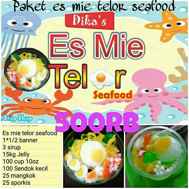 

Paket usaha es mie telor seafod