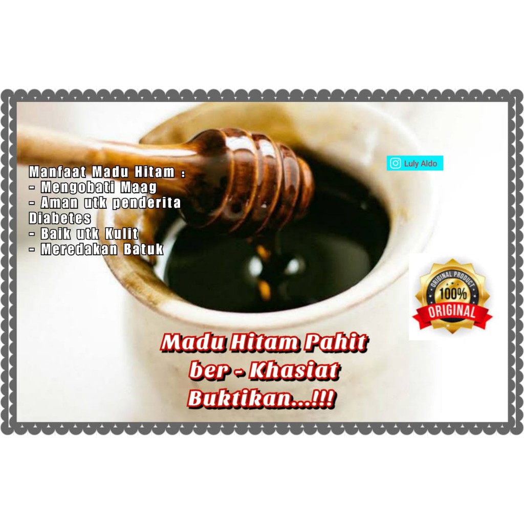 

Madu Hitam Madu Pahit Sehat Untuk Tubuh Madu Murni 1 kg