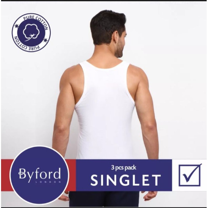 kaos singlet byford isi 3pcs