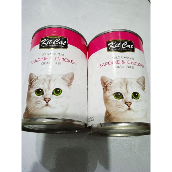 KIT CAT KALENG 400g SARDINE &amp; CHICKEN