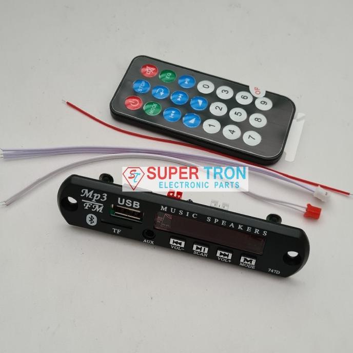 Kit Modul Mp3 Player Bluetooth FM Radio super-t70 Kualitas Baik