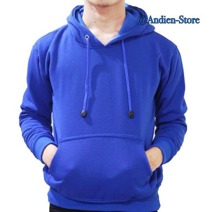 Jaket Hoodie Jumper Polos Biru Benhur