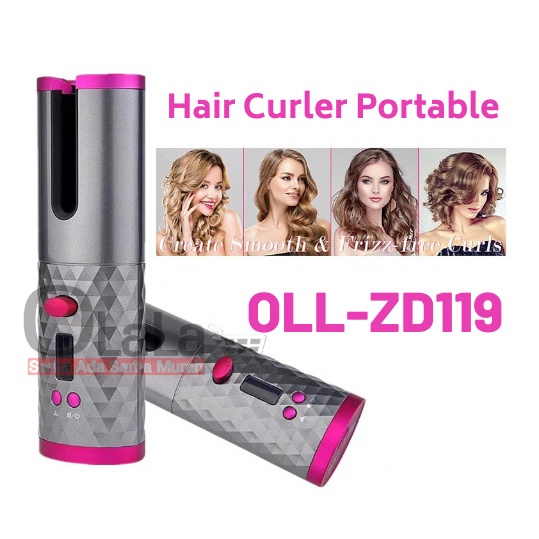 Alat Pengeriting Otomatis Hair Curler Cordless Automatic OLL-ZD119