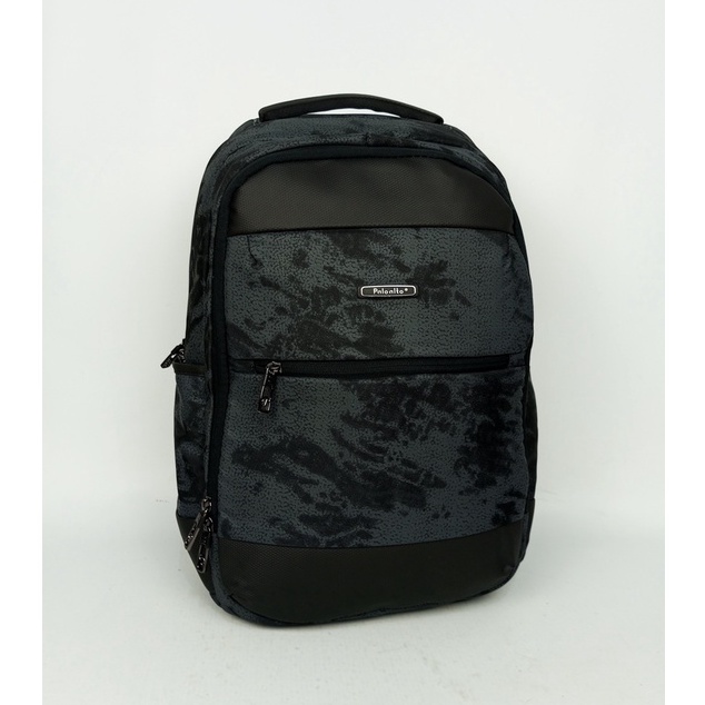 Tas Ransel Pria Tas Backpack Laptop Palo Alto Motif Loreng Port USB Free Rain Cover Terbaru