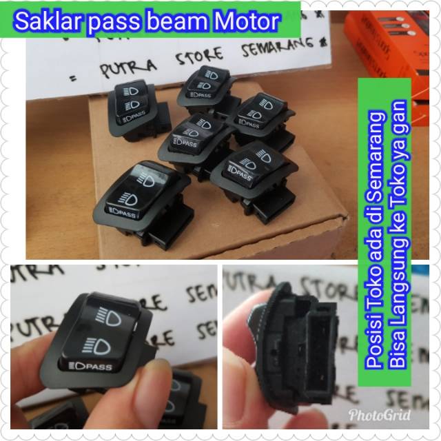 Saklar Pass Beam Tombol Pas Beam