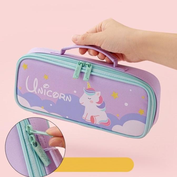 

Promo Awal tahun Tempat Pensil / Angoo dreaming set Handbag Style Pencil Case Hand Promo Awal tahun