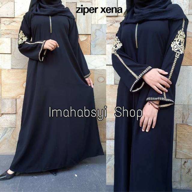 Abaya Ziper Xena