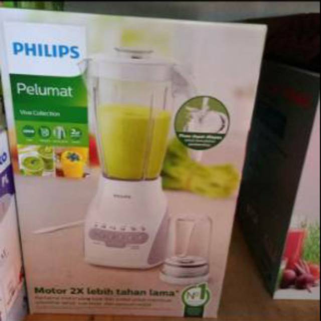 Blender PHILIPS KACA HR 2116 / PLASTIK HR 2115 / HR2115 GARANSI RESMI