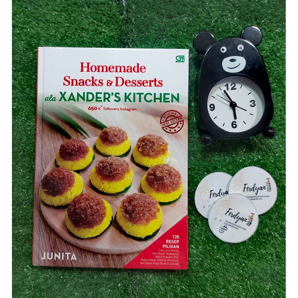 Buku Homemade Snack dan Desserts ala Xanders Kitchen Buku resep & kue Buku Xanders Kitchen
