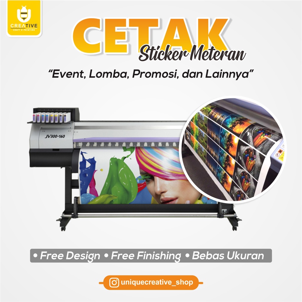 

Cetak Sticker Meteran (Free Design, Bebas Ukuran)