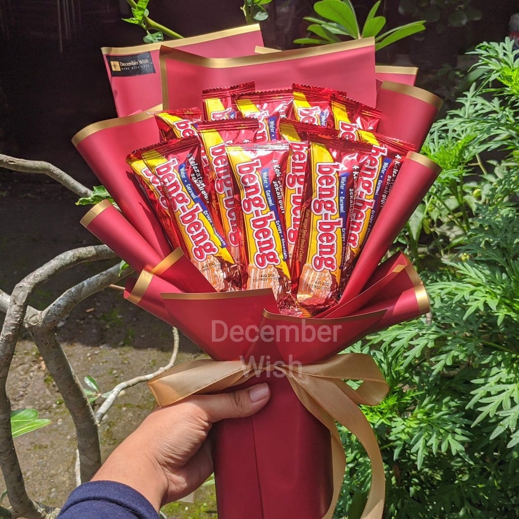 

(FREE PACKING) Buket beng-beng | Buket untuk hadiah wisuda | Buket Murah | Buket Snack | Buket Merah | Snack Bouquet | Bouquet | Buket beng-beng murah