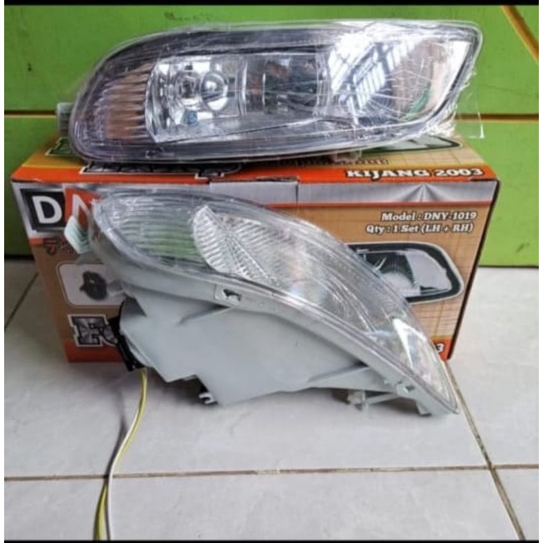 FOGLAMP/ LAMPU KABUT KIJANG EFI LGX 2003 2004 KANAN KIRI FREE BOHLAM) MOBIL SENJA BEMPER