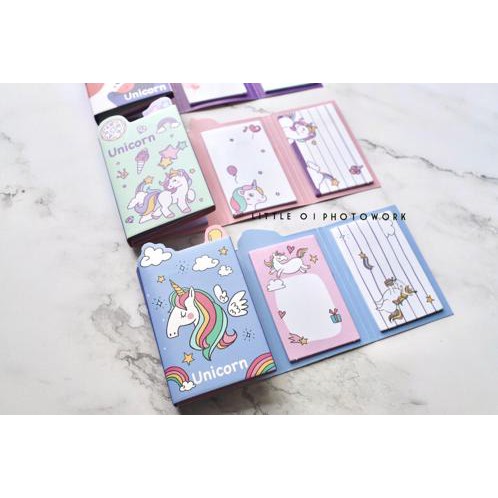 Unicorn Sticky Note Lipat/POST IT/PENANDA BUKU/STICKY NOTES TERMURAH-6