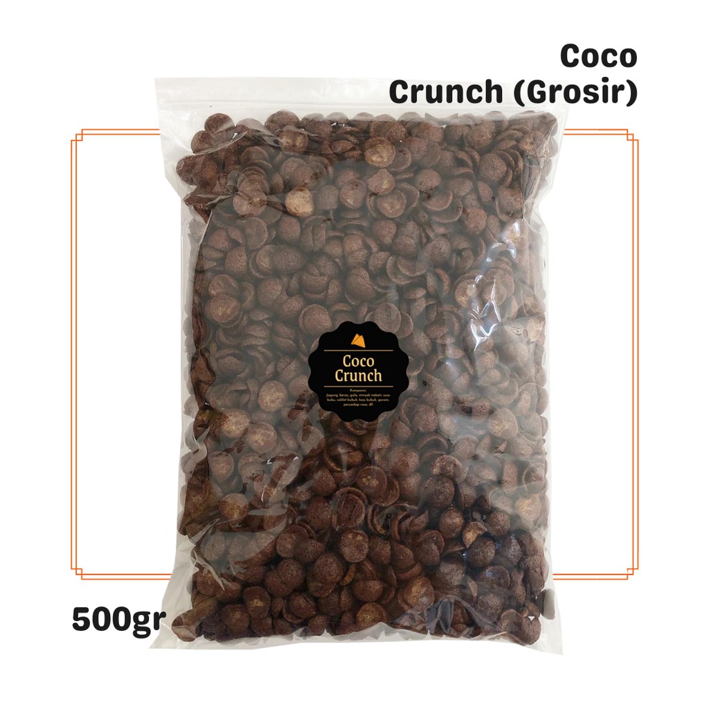

Coco Crunch (Grosir) 500gr / Snack Cemilan Kilo Kiloan Sereal Cokelat Cococrans Koko