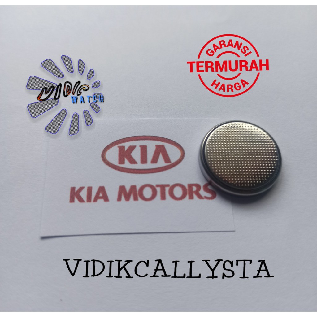 BATRE BATREI BATTERY KUNCI REMOTE MOBIL KIA MOTOR ORIGINAL 3V