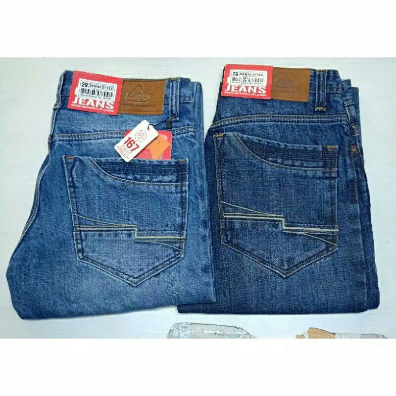 CELANA PRIA/CELANA JEANS AURIGA STANDART/SLIMFIT