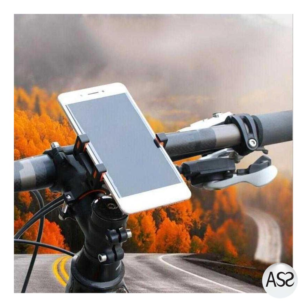 ASS Shop - Holder Smartphone Sepeda Aluminum Handlebar Bracket Anti Slip - BM03