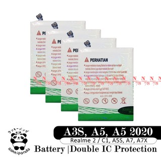 Baterai Oppo A5 2020 A5S A7 A7X BLP673 Double IC