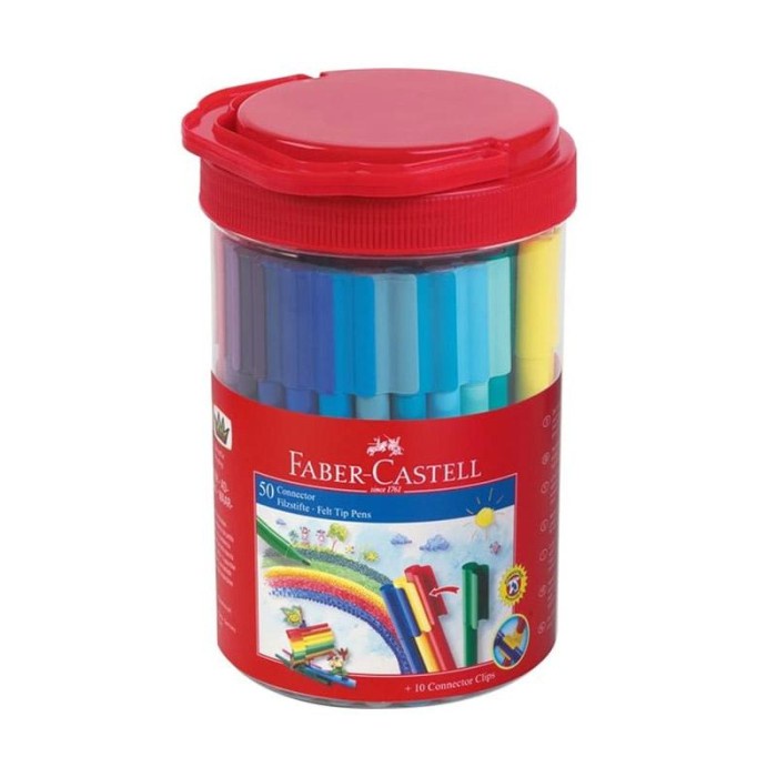 

Terbatas Spidol Faber Castell - Connector Pen Set 50 Murah