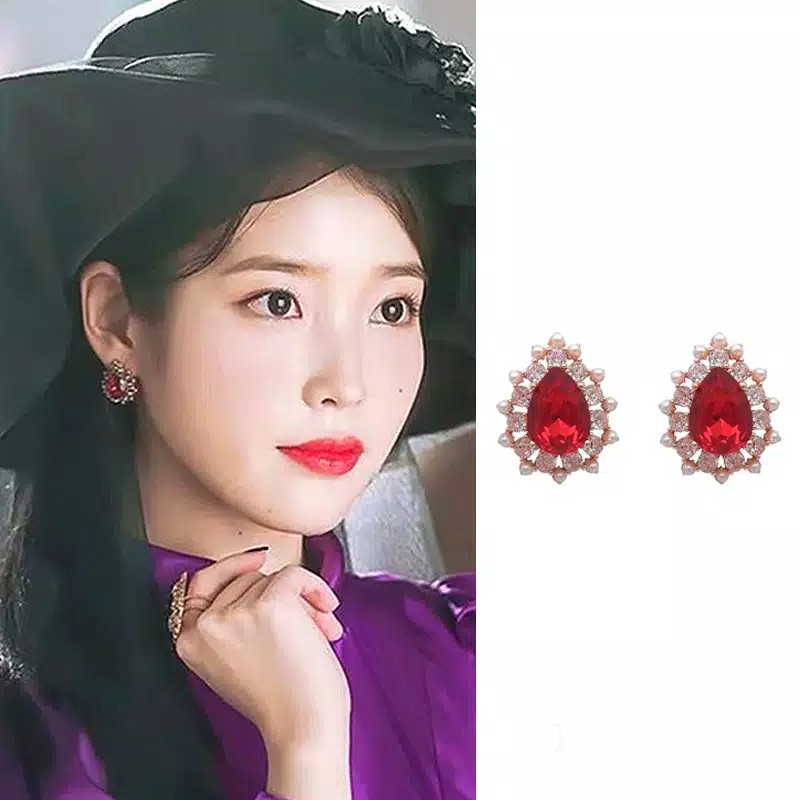 TEE0494 - Anting TUSUK Tindik Wanita Kdrama Korea Hotel Del Luna IU