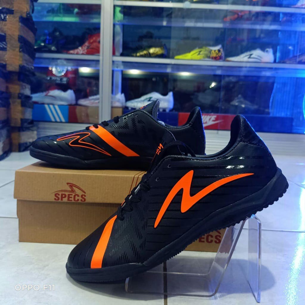 Jual Sepatu Spatu Futsal Putsal Specs Speed Accelerator Slaz Pro In Full Black Komponen Original