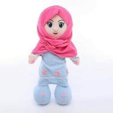 Mainan Anak Boneka Aliya Hijab Doll Boneka Edukasi Bernyanyi & Mengaji-1