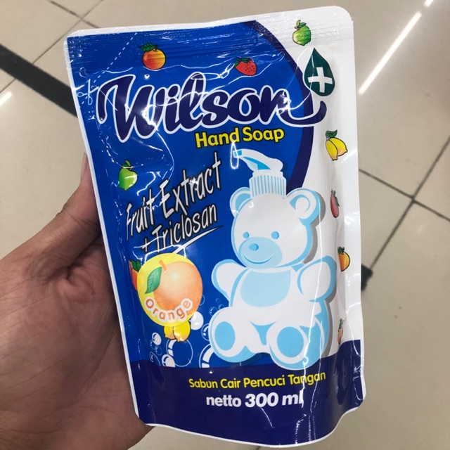 Wilson hand wash / hand soap refill 300ml. Murah
