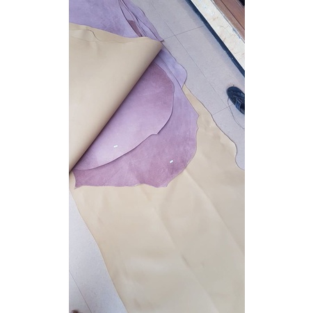 Kulit sapi asli lembaran warna custom order