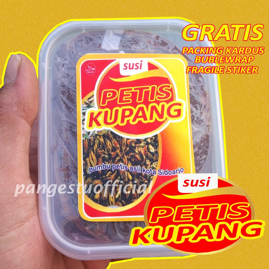petis sidoarjo petis gorengan petis kupang petis susi
