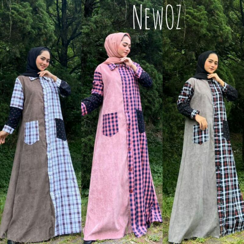 Gamis flanel codoray premium import NewOz/TRQ