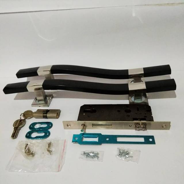 Handle pintu rumah tarikan pintu minimalis kunci set