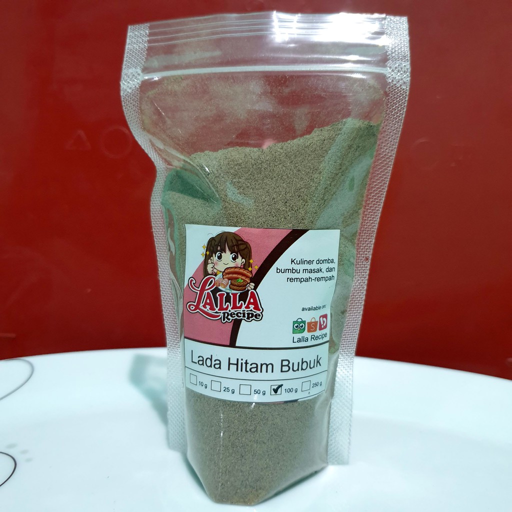 

Lada Hitam Bubuk 100 gram / Black Pepper Powder 100 gram