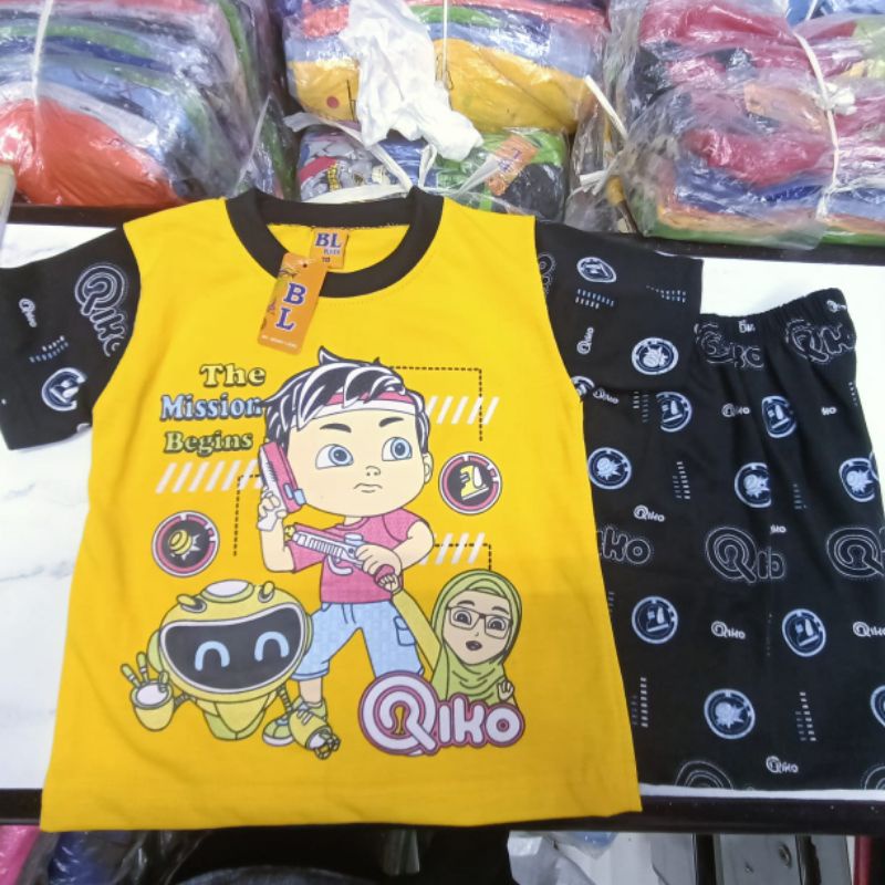 (TERBARU)BAJU SETELAN RIKO the series ANAK LAKI-LAKI 1-8 TAHUN/BAJU SETELAN SUPERHERO/SETELAN PENDEK