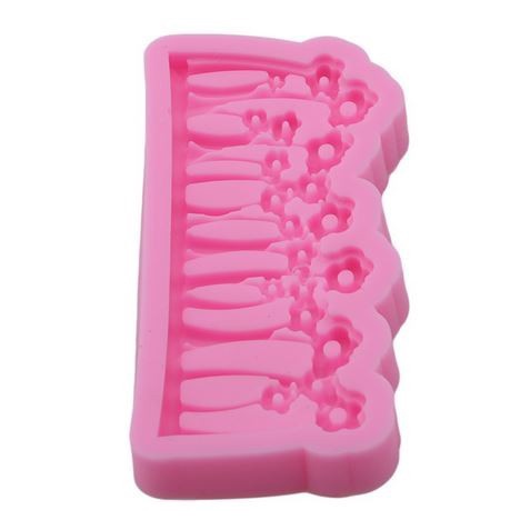 3D Silicone Mold Fondant Cake Decoration - Flower Grass