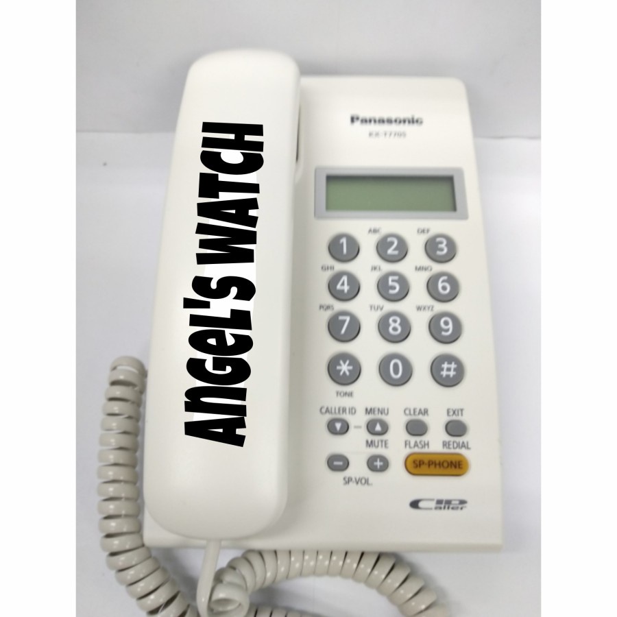 Telepon kabel panasonic KX-T7705( putih) Pesawat telepon