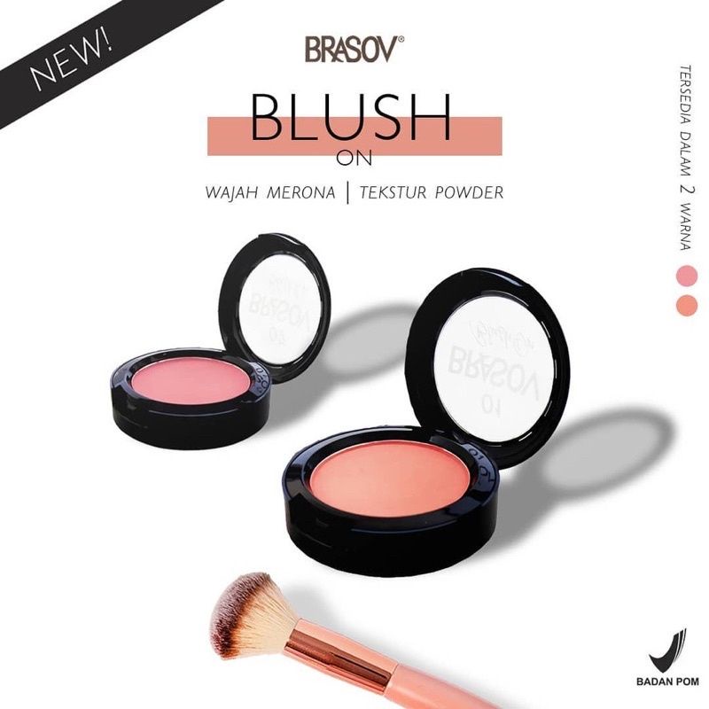 BRASOV Blush On Perona Pipi Pigmentasi Pigmented 4.5gr