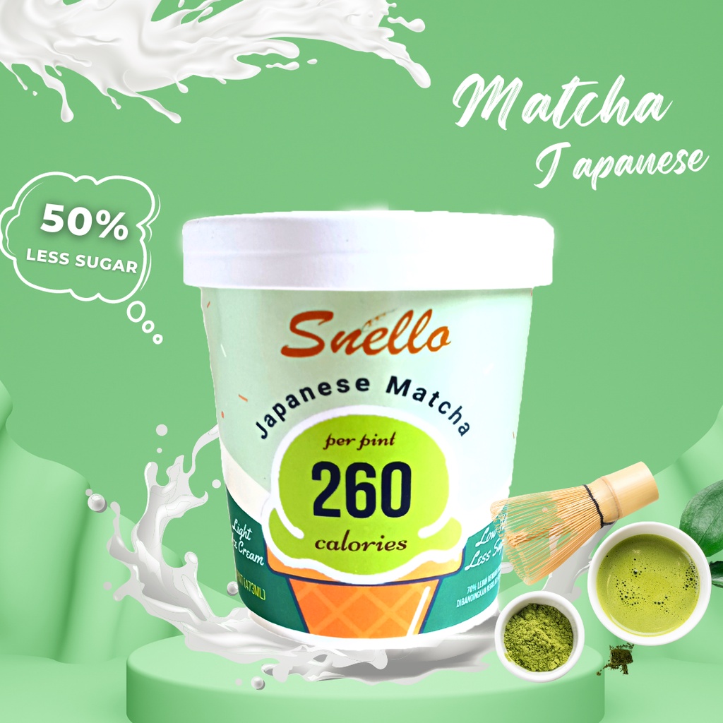 

Snello Gelato - Japanese Matcha 260 Kalori | Ice Cream Diet