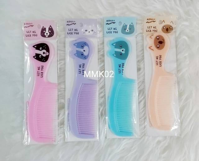 SISIR MINI KARAKTER - SISIR RAMBUT MOTIF - SISIR PRAKTIS FANCY