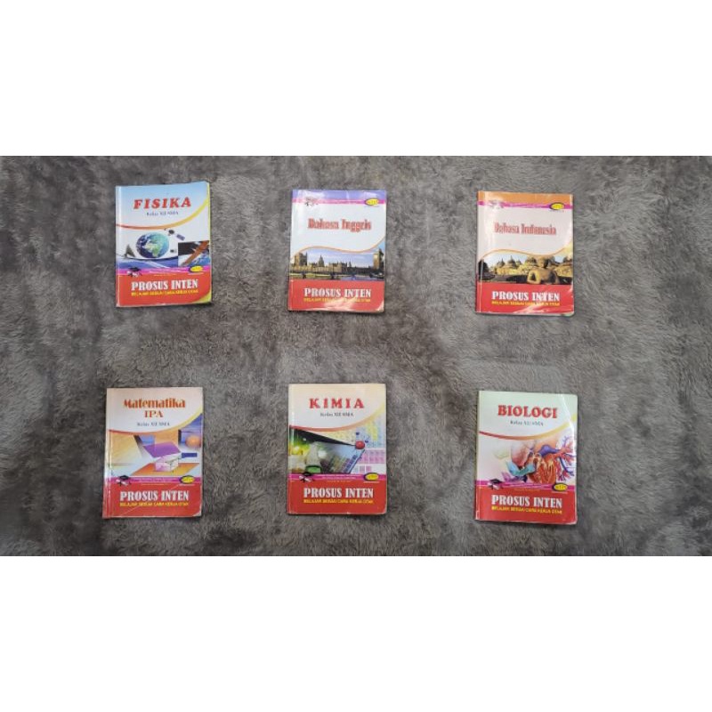 Preloved buku inten 2022 kelas 12 saintek