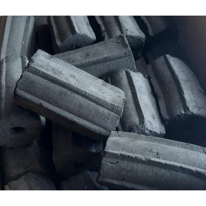 10Kg BRIKET ARANG ARENG BRIQUETTE CHARCOAL BATOK KELAPA KAYU (10Cm x 5