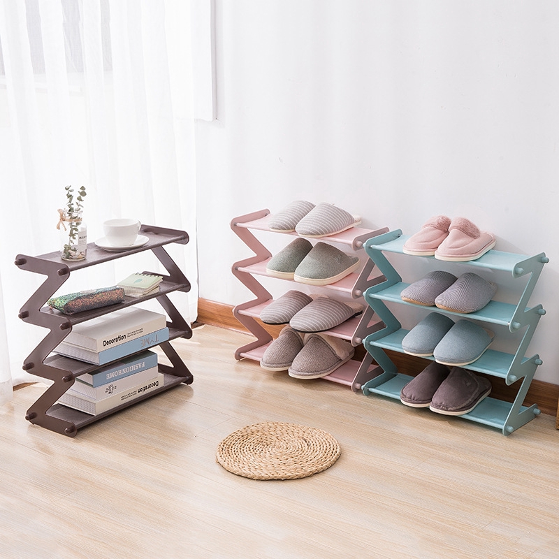 Home Storage Multi Layer Shoe Rack Simple Assembly Living Room Bedroom Multi Functional Simple Rack Miscellaneous Storage Rack Shopee Indonesia