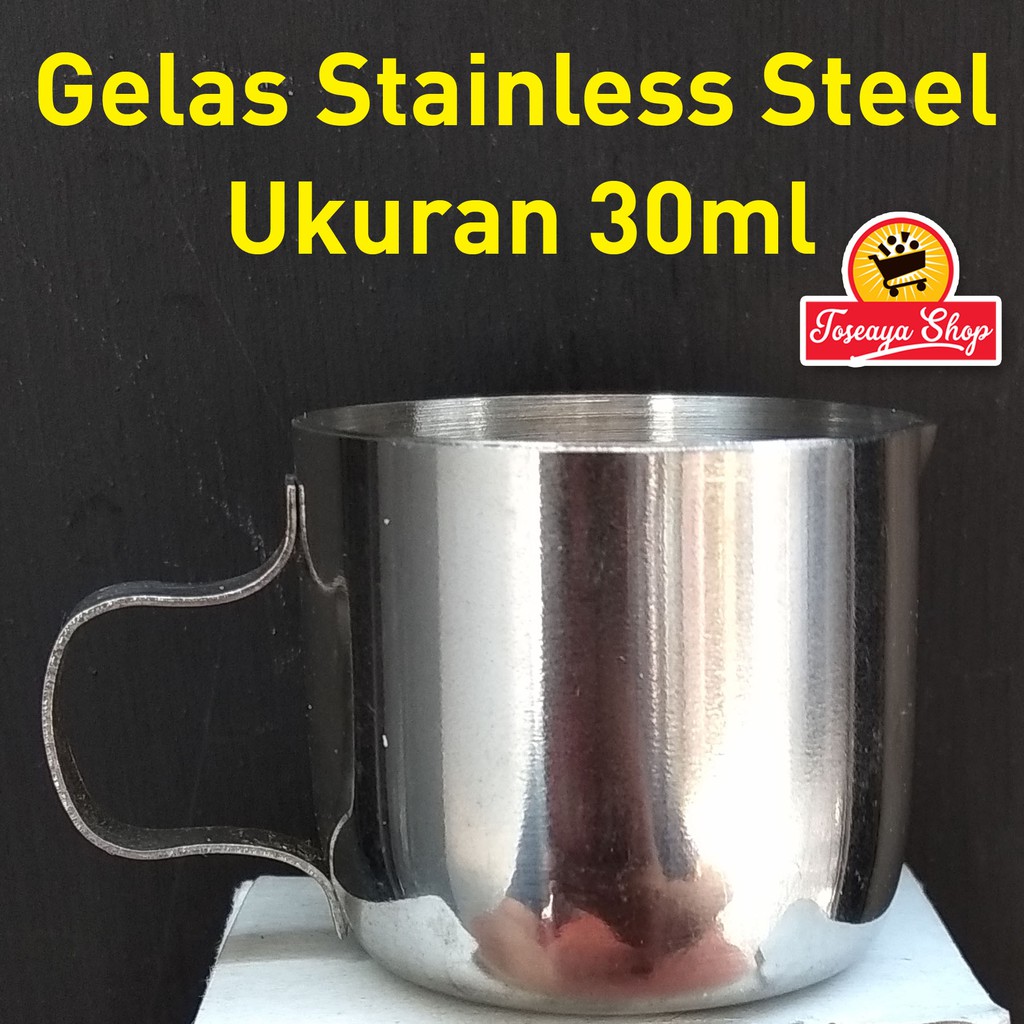 

Gelas Stainless 30ml - Gelas Sloki - Gelas Ukur