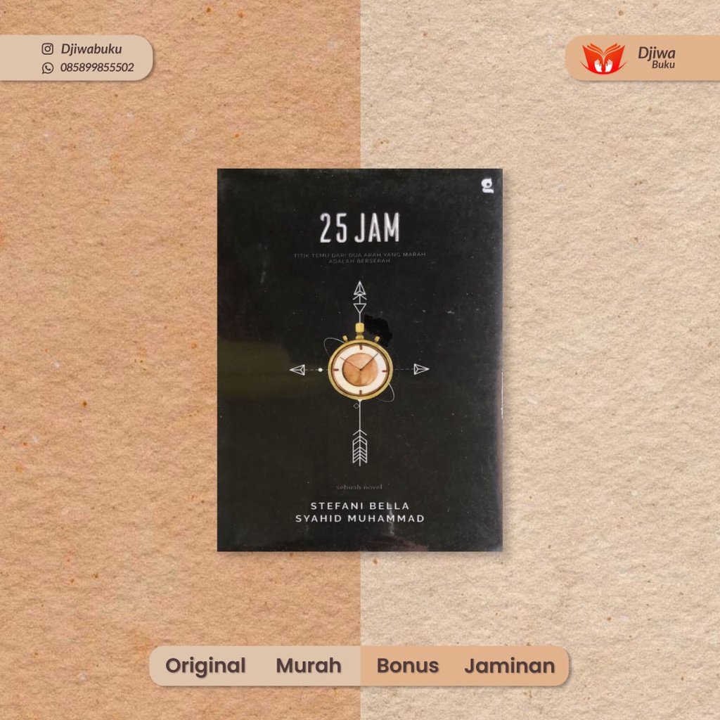 Buku Novel 25 Jam Stefani Bella Original