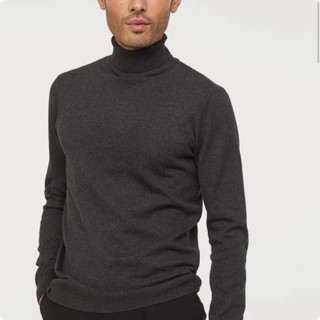 TURTLENECK DARK GREY - Turtle Neck Abu pria baju kaos ...