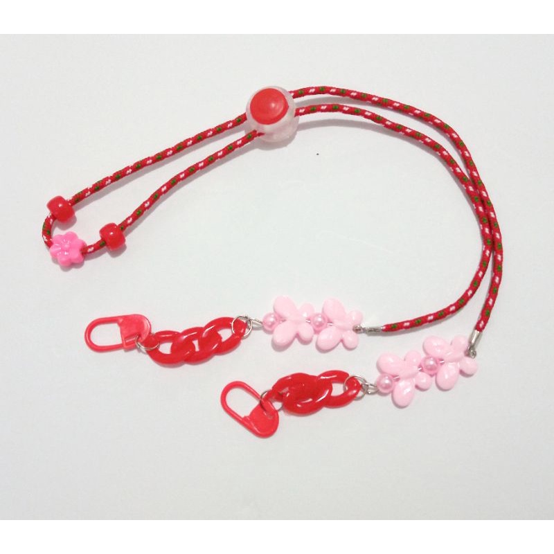 Strap Masker 2 in 1, Konektor Masker Hijab Tali Rantai Nama