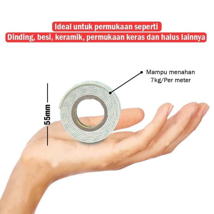 

Spesial 3M Scotch 110-3A : Indoor Mounting Tape ( Roll ) Promo