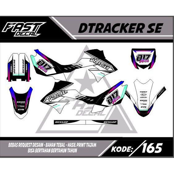 Decal stiker dtracker se 165