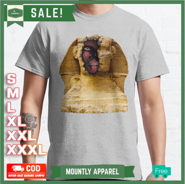 Kaos Baju Attack On Titans - Titan in Sphinx T-Shirt Premium