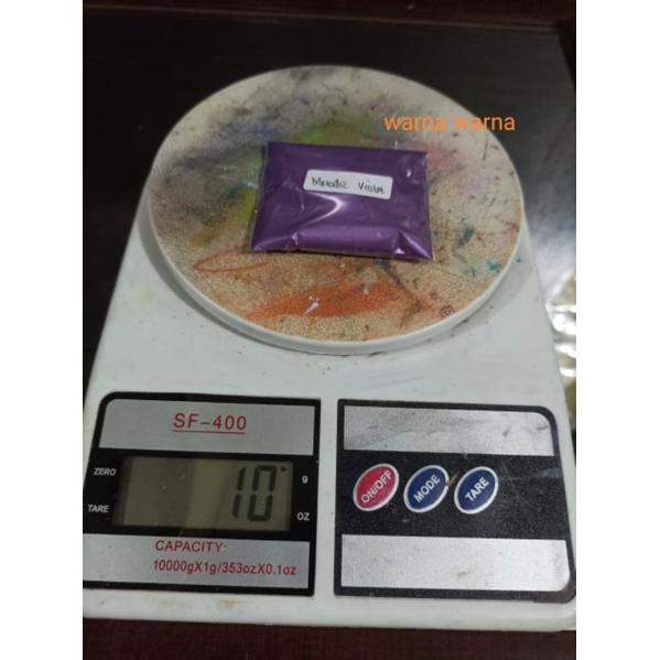 Pigmen metalik/ Pigment Metallic/ Metalik powder/Metalic Bubuk /pewarna resin metalik/ metallic violet/10 gram